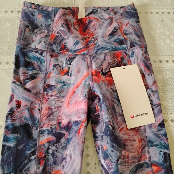 🆕 Lululemon Fast and Free Brushed High-Rise Tight 28" Atmospheric Purple 2 NWT - Picture 14 of 16